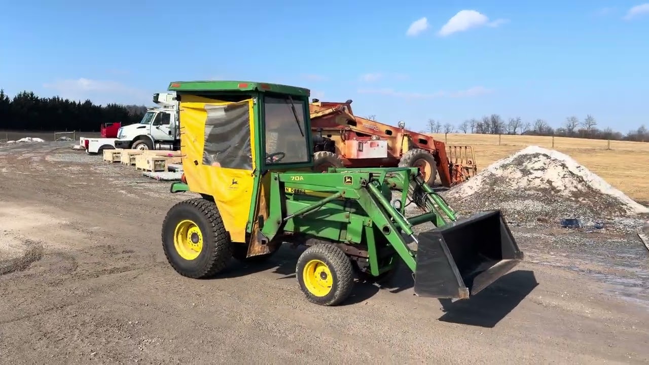 John Deere 855 Loaded Tractor