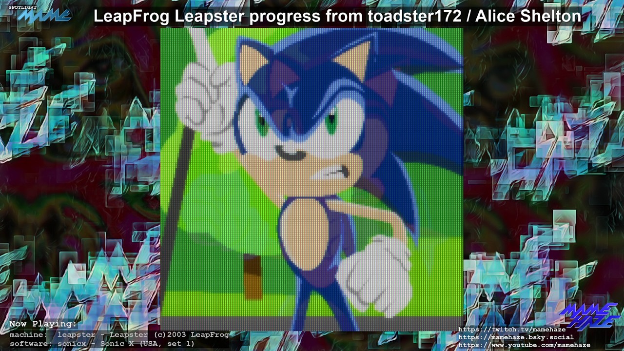 LeapFrog Leapster - MAME emulation progress from toadster172 / Alice Shelton