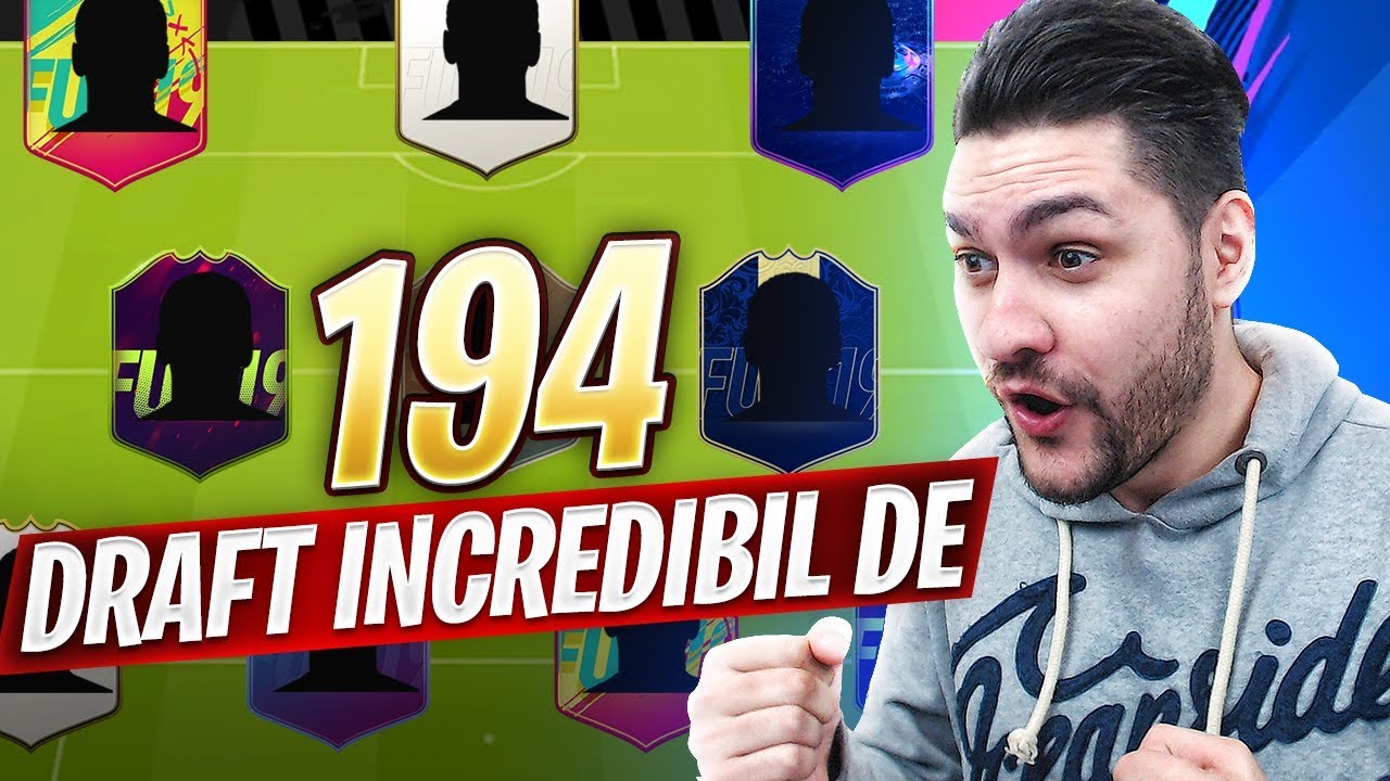 DRAFT INCREDIBIL DE 194 + NOROC IN PREMII 😍- FIFA 19 DRAFT SPRE GLORIE #148