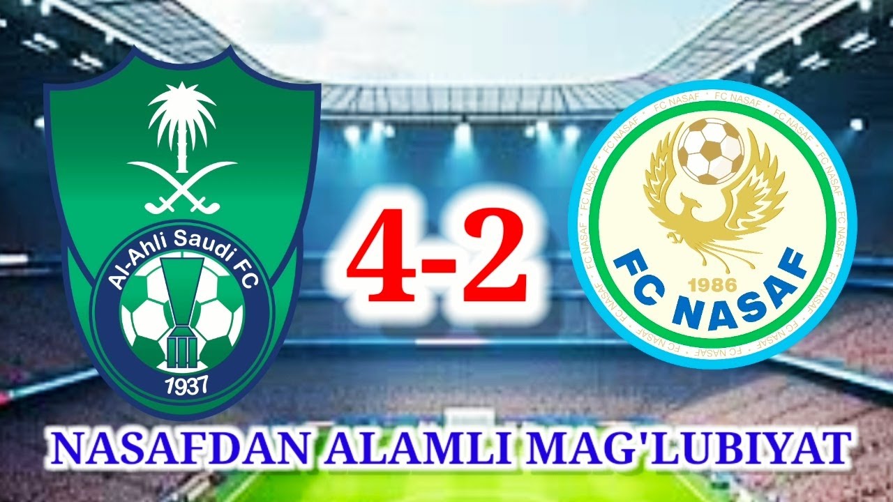 AL AHLI VS NASAF ⚽ OCHL 🏆 NASAFDA ALAMLI MAG'LUBIYAT