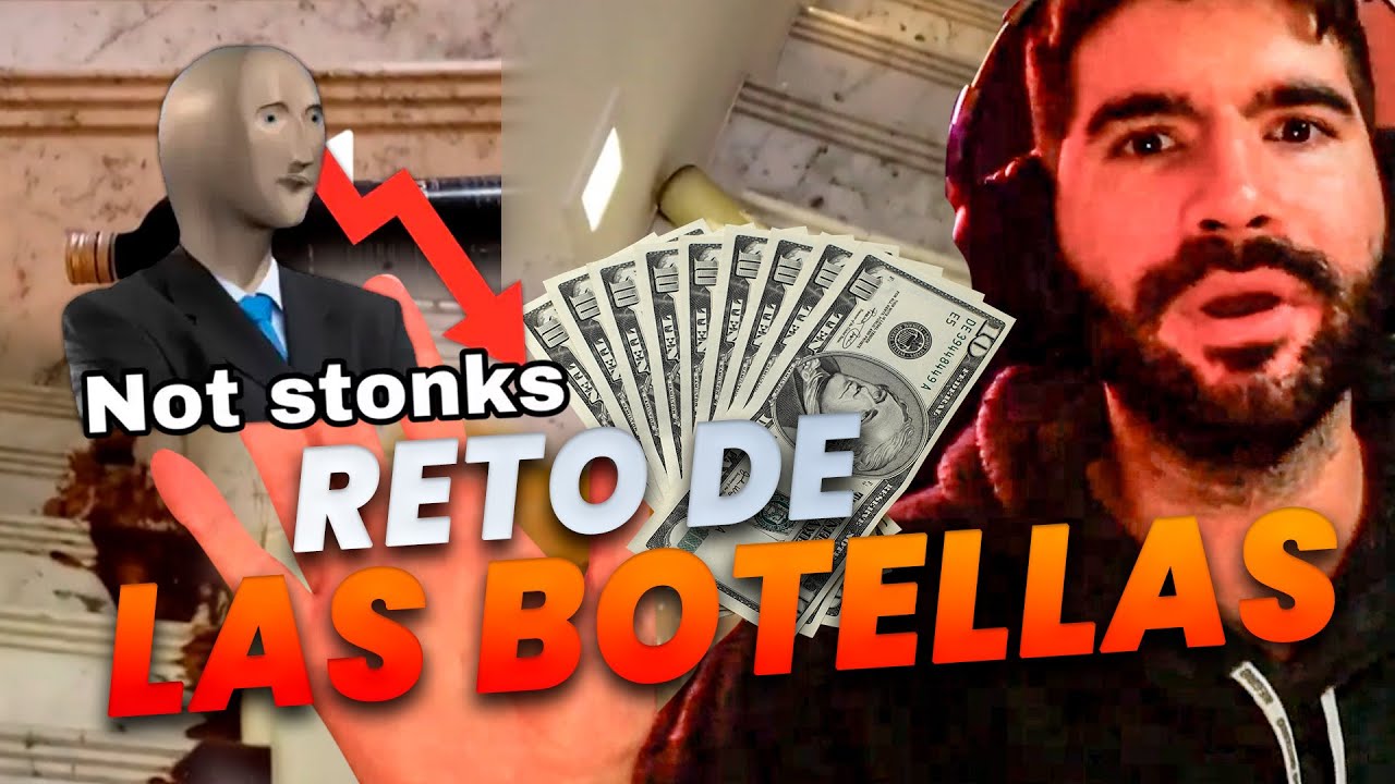 RETO de las BOTELLAS LOCAS - Si NO ADIVINO PIERDO $$$