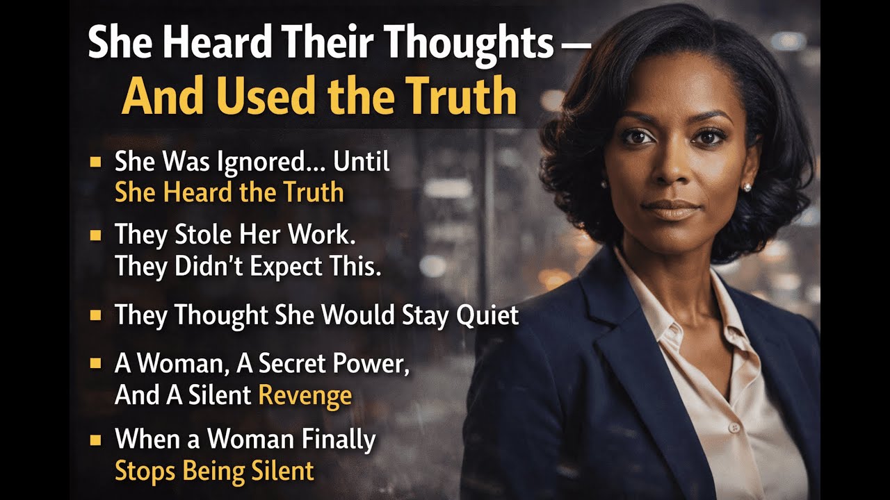 🔥 She Heard Their Thoughts — And Used the Truth | Emotional Life Story | Brinicle Reads