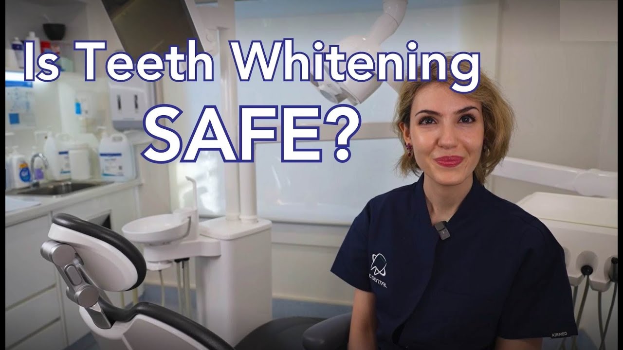 Is Teeth Whitening Safe?  (In-chair teeth whitening procedure at dentist)