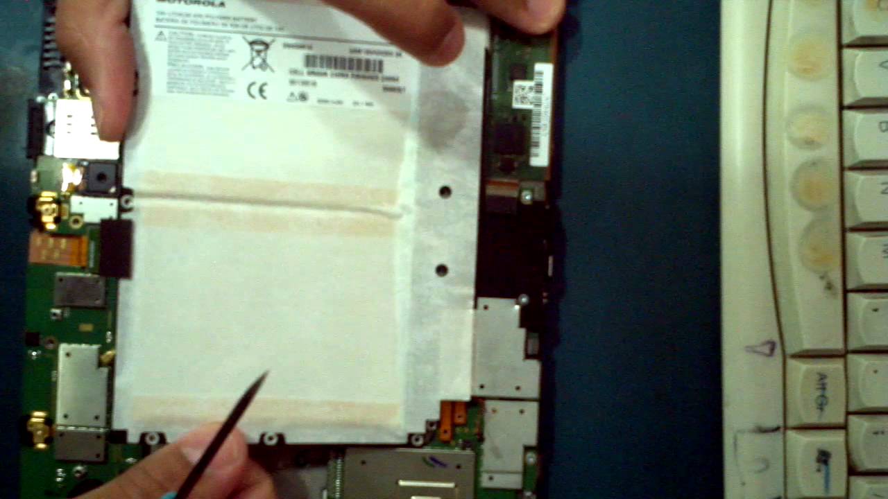 MOTOROLA XOOM - MZ605 - DESMONTANDO