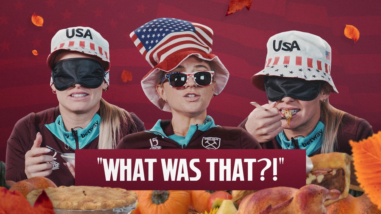 Thanksgiving Food Challenge 🍗🎃 feat. Kristie Mewis, Kirsty Smith & Shannon Cooke