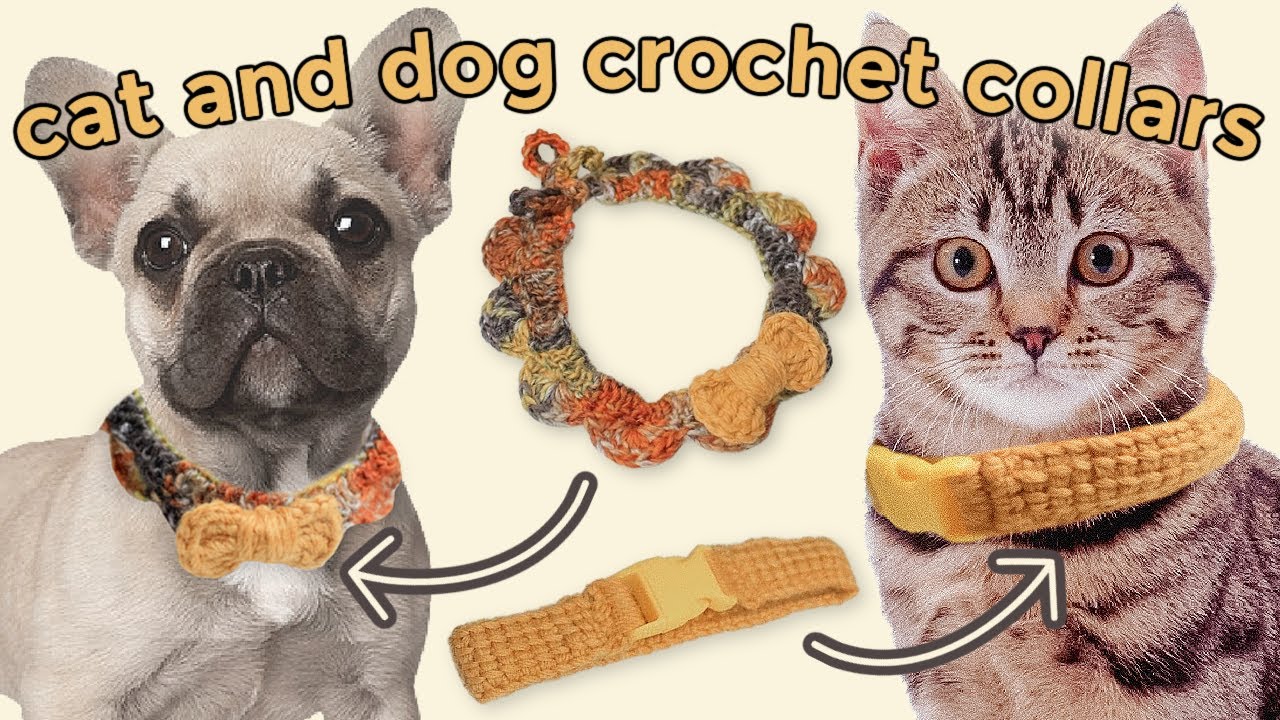 Pet collars idea tutorial | 2 Patterns | DIY
