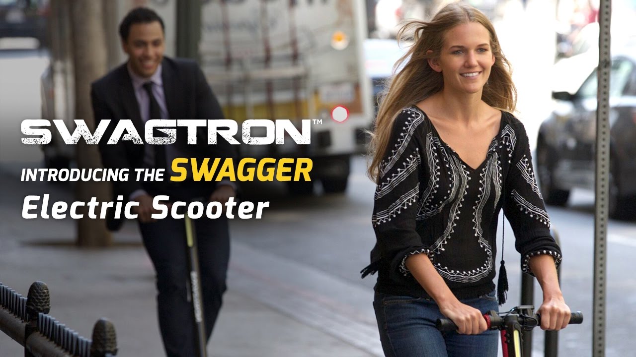 Introducing the SWAGGER by SWAGTRON - The world's lightest carbon fiber powered electric scooter