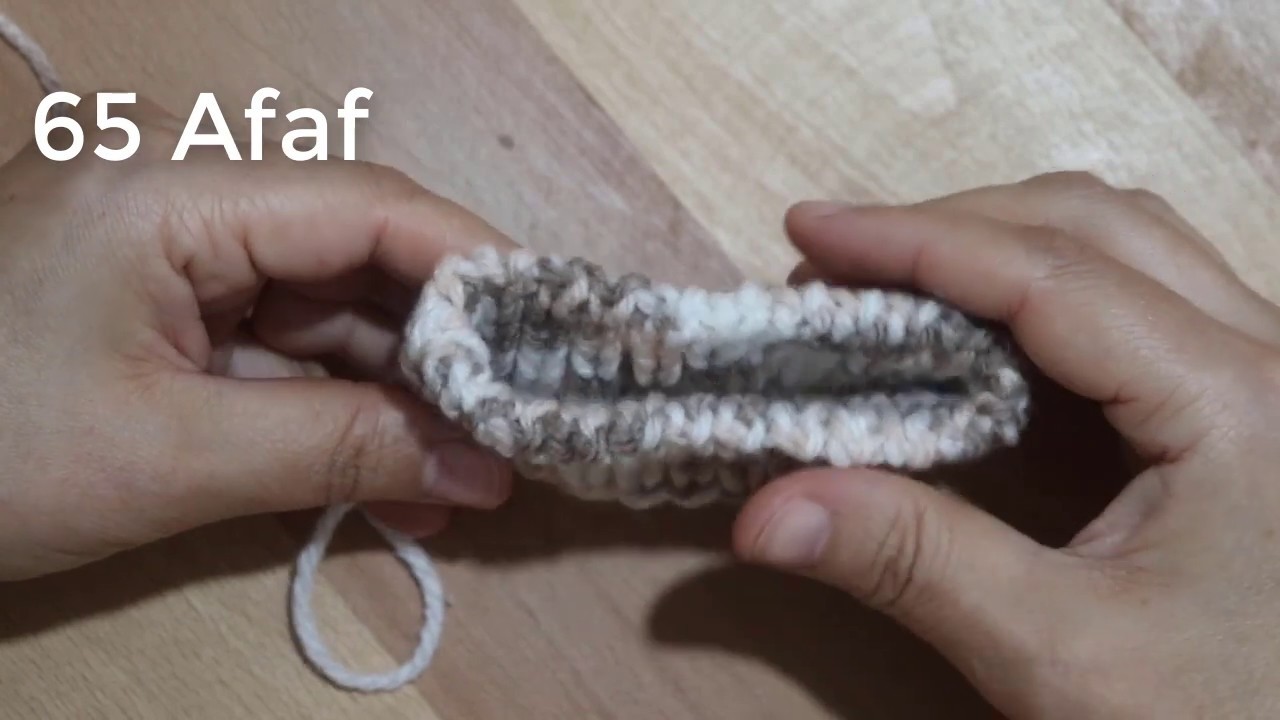 تقفيل غرز البليسه (تريكو)...  1X1 Tubular Bind Off in the Round