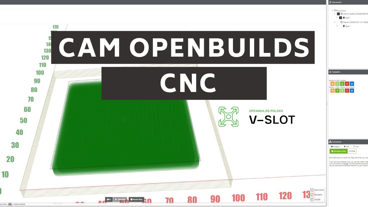 CAM OPENBUILDS: Jak generować kod dla  frezarki CNC  ? How to generate code for a CNC? V-SLOT
