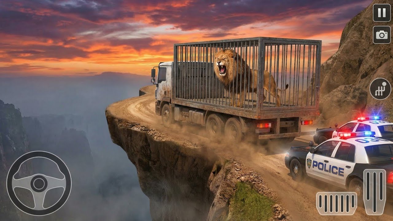 Offroad Wild Animal Truck Driving Simulator Game 3D | Zoo Animal Transport