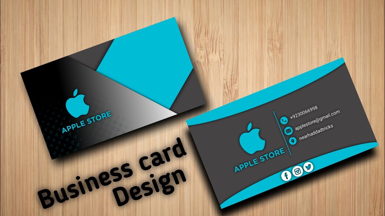 Visiting card design on pixellab| Design you business card