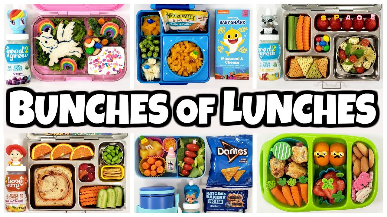 Youtube Family THE CRAZY MIDDLES Choose Our Lunches 😱 School Lunch Ideas for Kids
