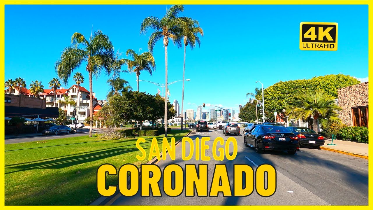 Driving Coronado, San Diego | USA California [4K UHD 60fps]