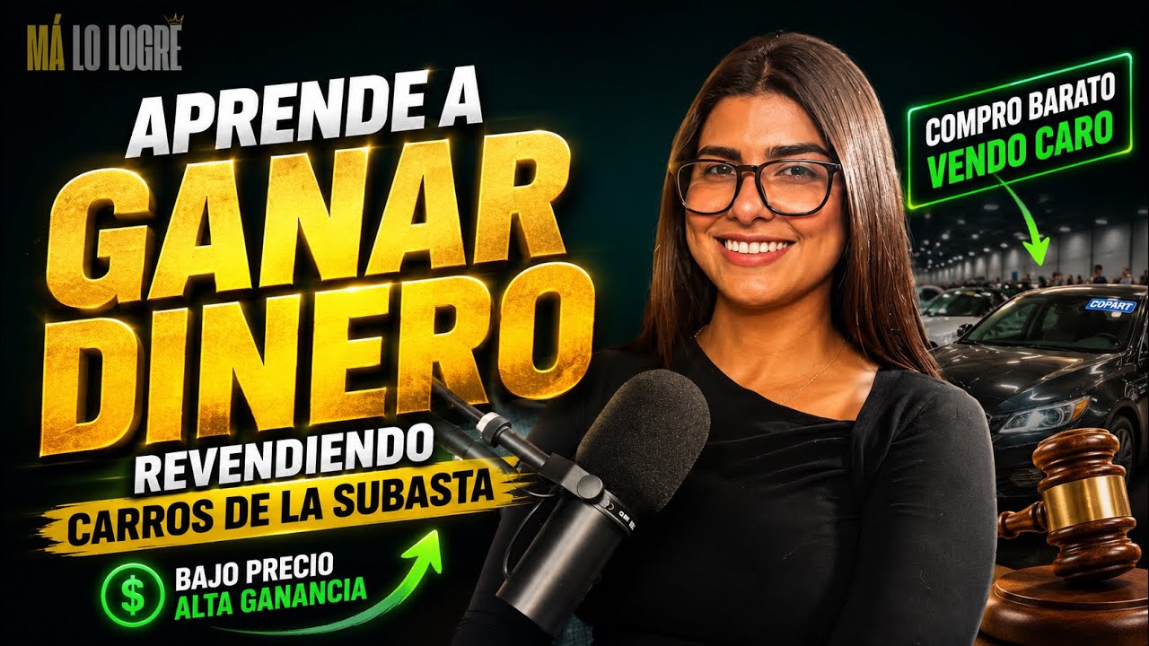 Cómo GANAR DINERO comprando carros en subastas | Erika de Mapa Broker te enseña paso a paso