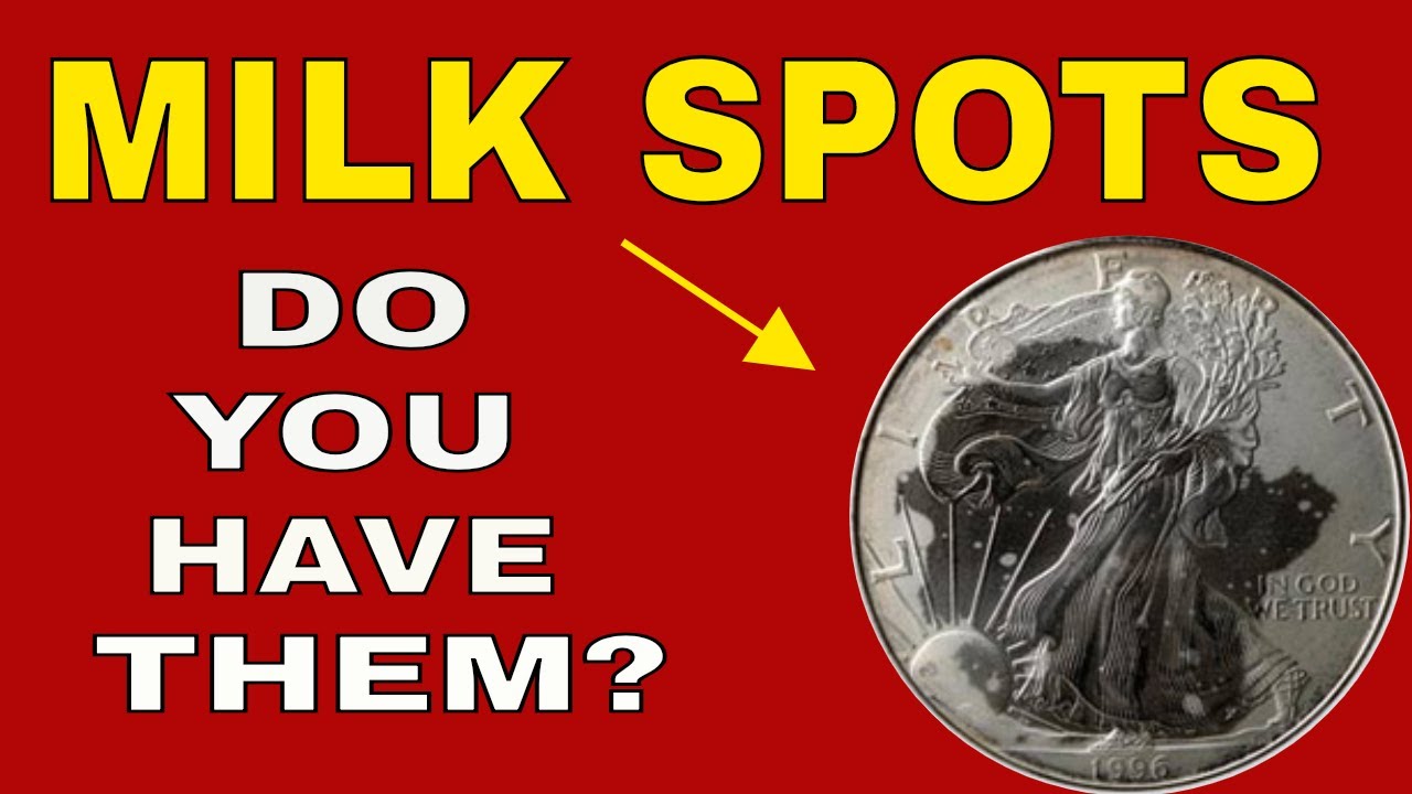 "Milk spots": How to remove milk spots from silver bullion coins & what they are?