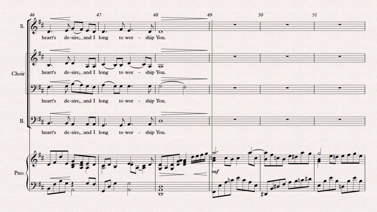 As the Deer arr. Hayes soprano rehearsal track