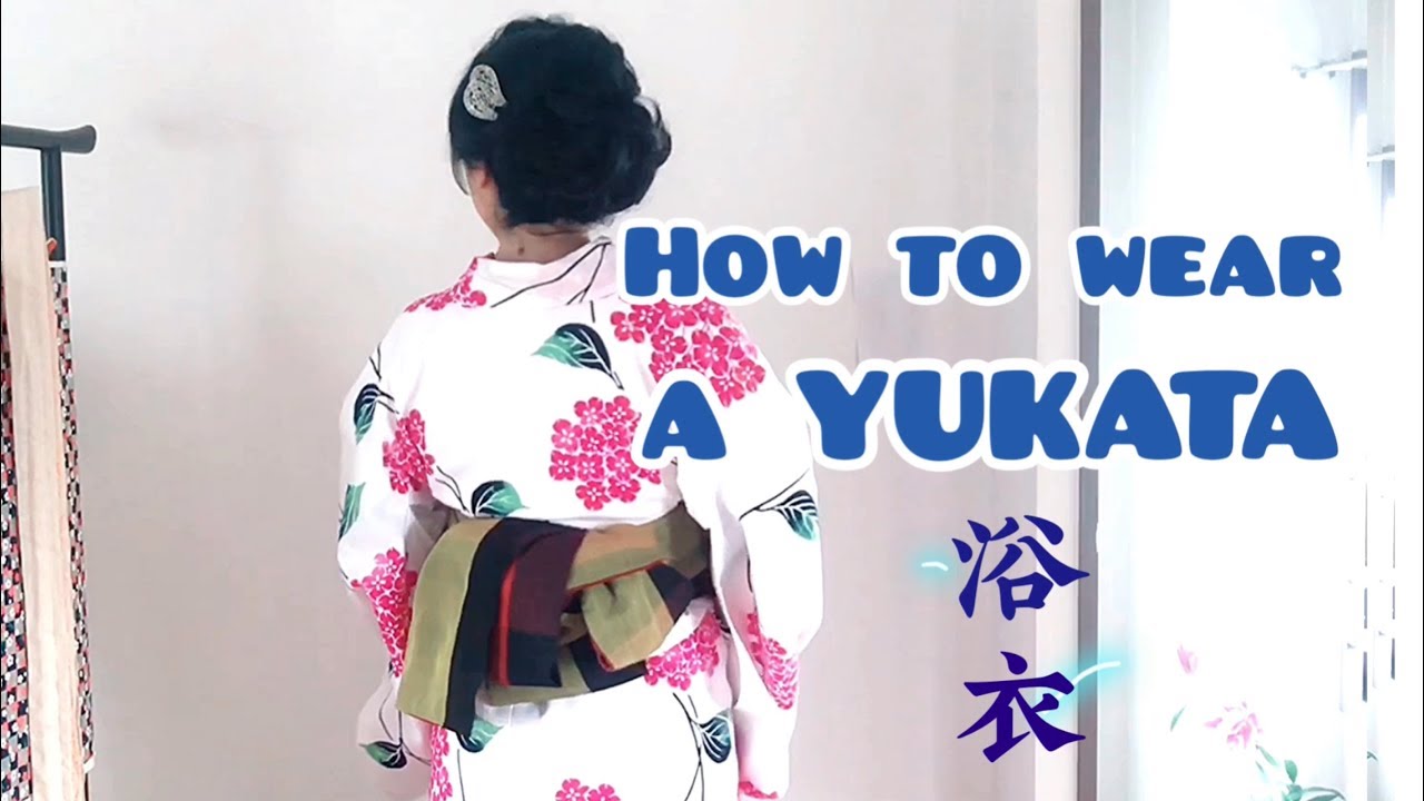 How to wear a yukata
