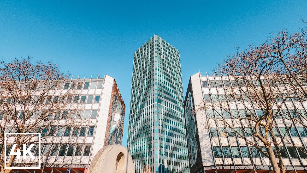 PARIS WALK - SORBONNE UNIVERSITY - Winter 2021 (4K)