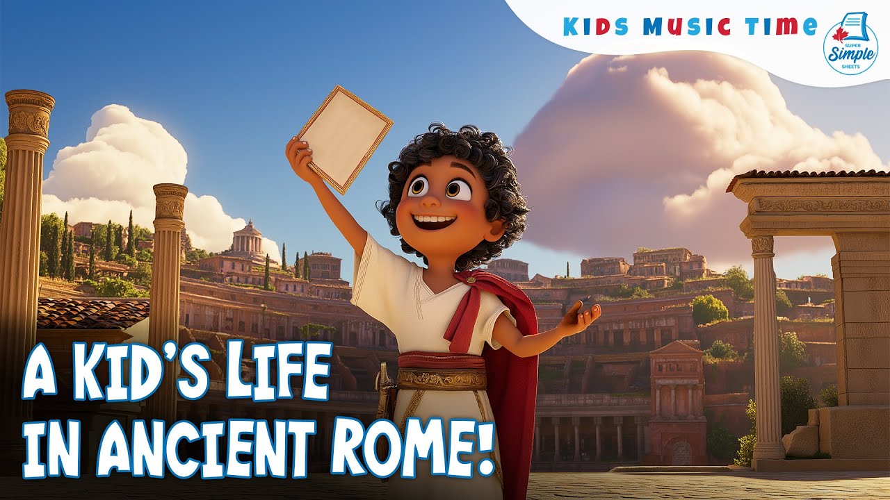 Daily Life in Ancient Rome | Fun Educational Song for Kids! | Social Studies History