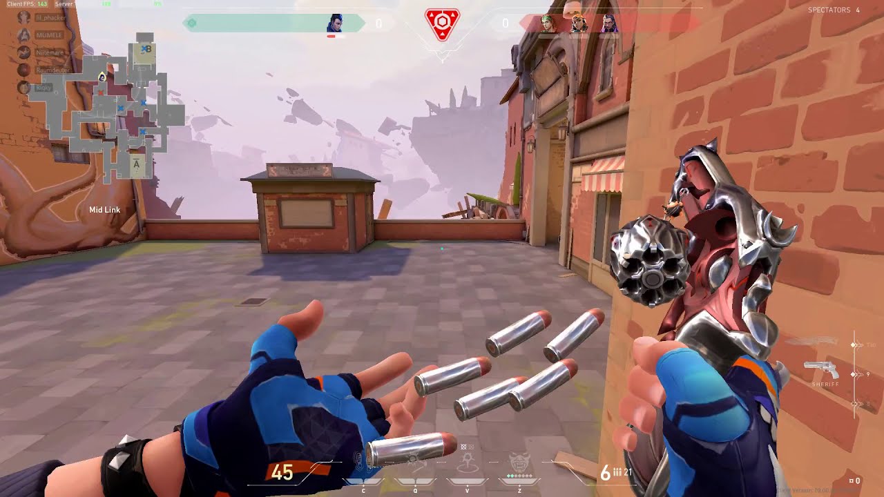 I picked up a REAVER SHERIFF from the GROUND but it had AIMBOT