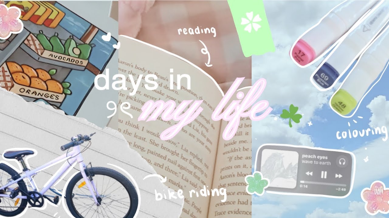 starting something new │ daily vlog ☁️ journaling, bicycling, shopping, colouring, going out