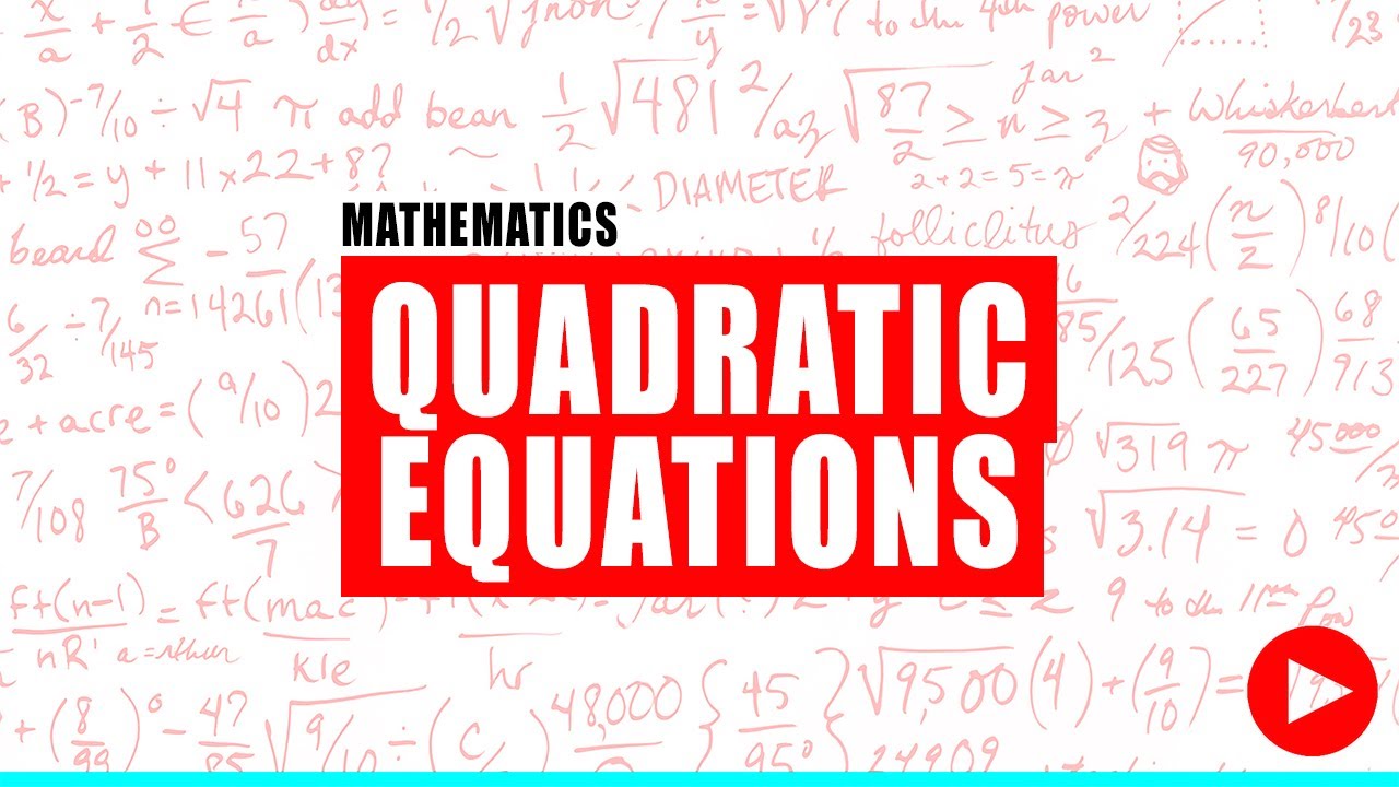 Quadratic Equations - Fundamentals of Engineering FE EIT Exam Review