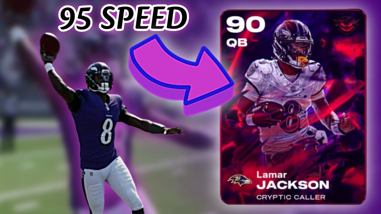Most Feared Ravens Theme Team! 95 SPEED LAMAR JACKSON IS THE BEST QUARTERBACK IN MUT!