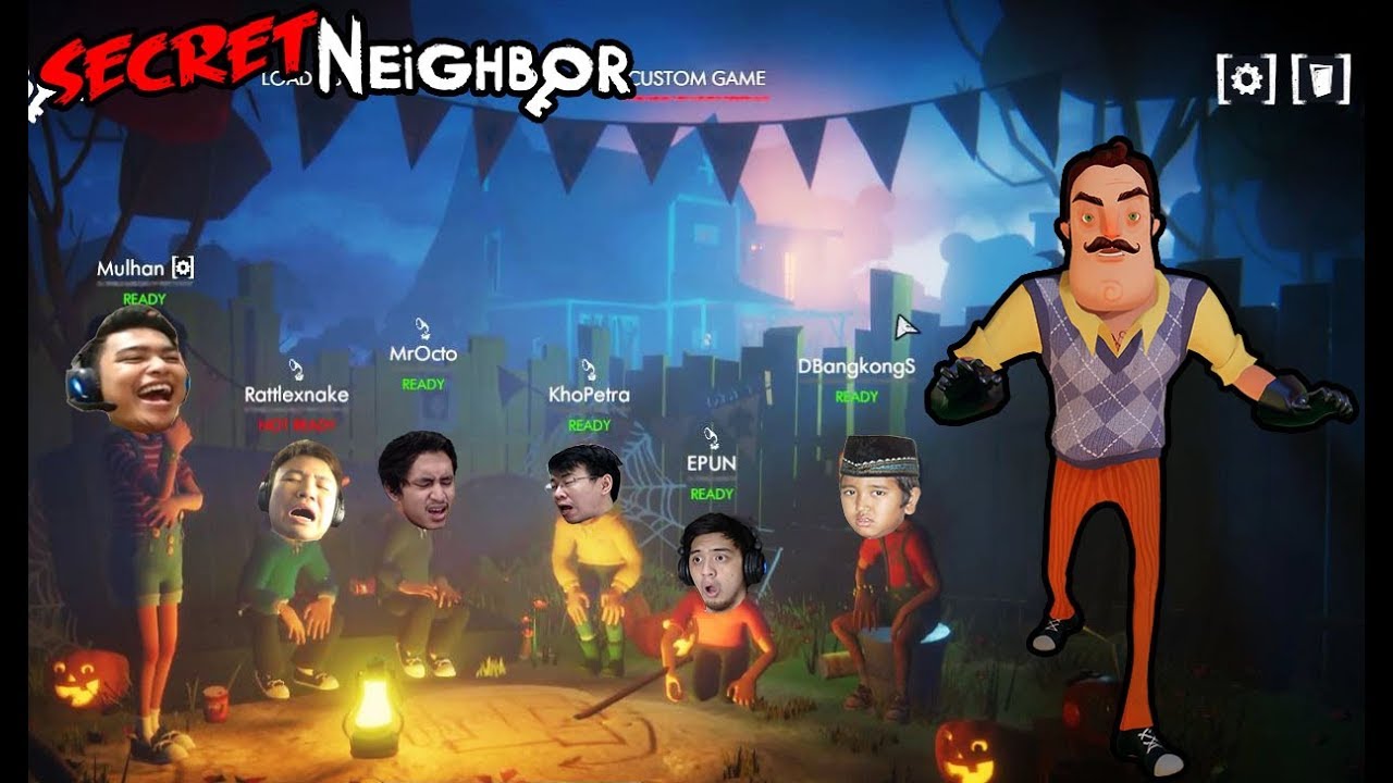 PEMBANTAIAN DI RAHASIA TETANGGA.. WKWKWK~ - Secret Neighbor Indonesia