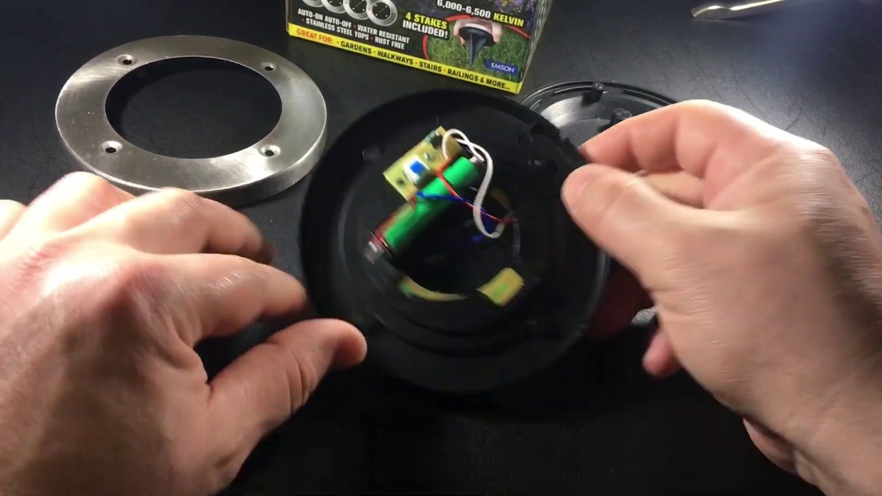 How to Fix Your Bell & Howell Disk Lights or almost any Solar Powered Lights