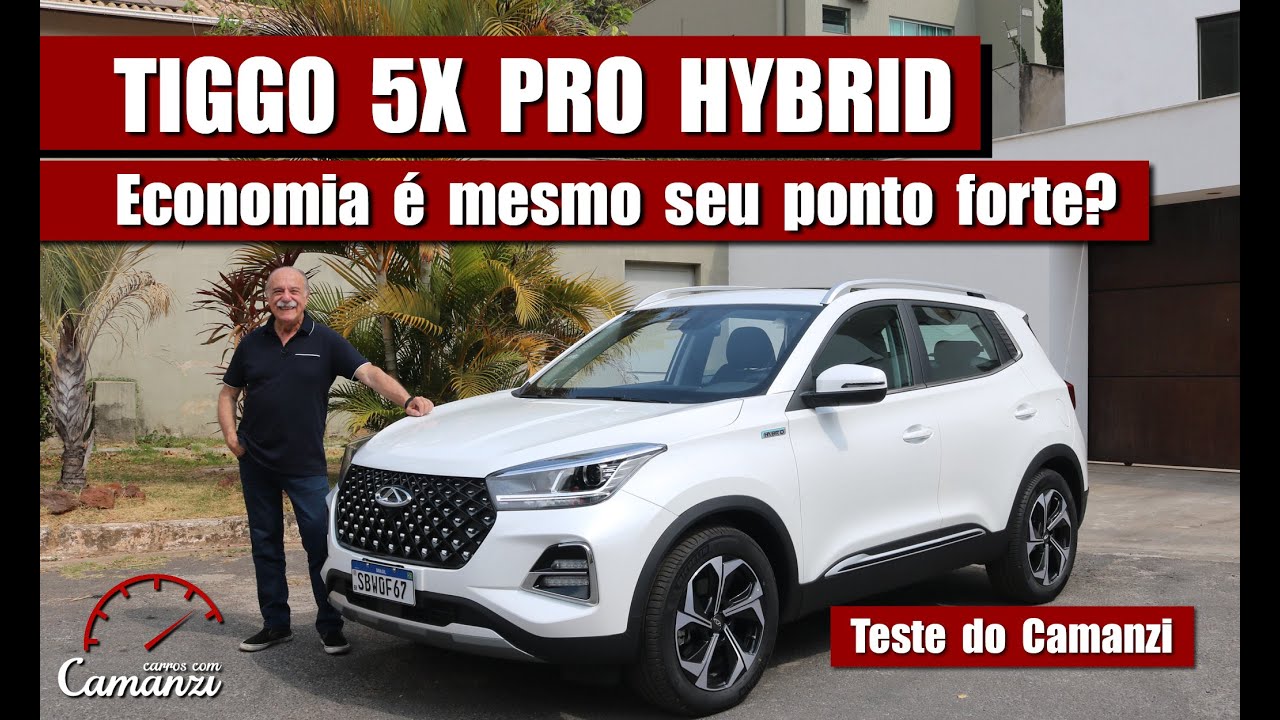 Tiggo 5X Pro Hybrid - promete ser mais econ&ocirc;mico, mas eu esperava mais - Teste do Camanzi