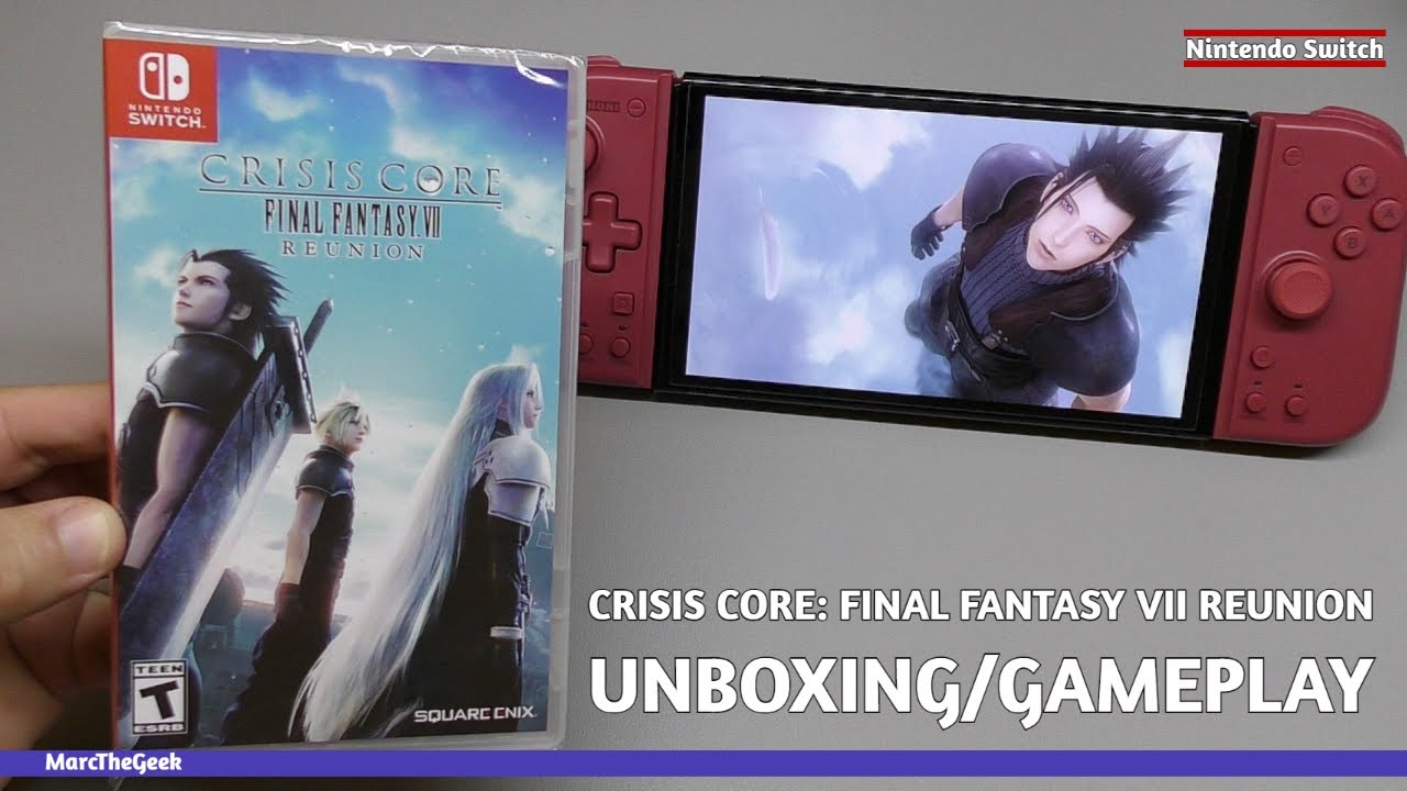 Crisis Core: Final Fantasy VII Reunion Unboxing/Gameplay