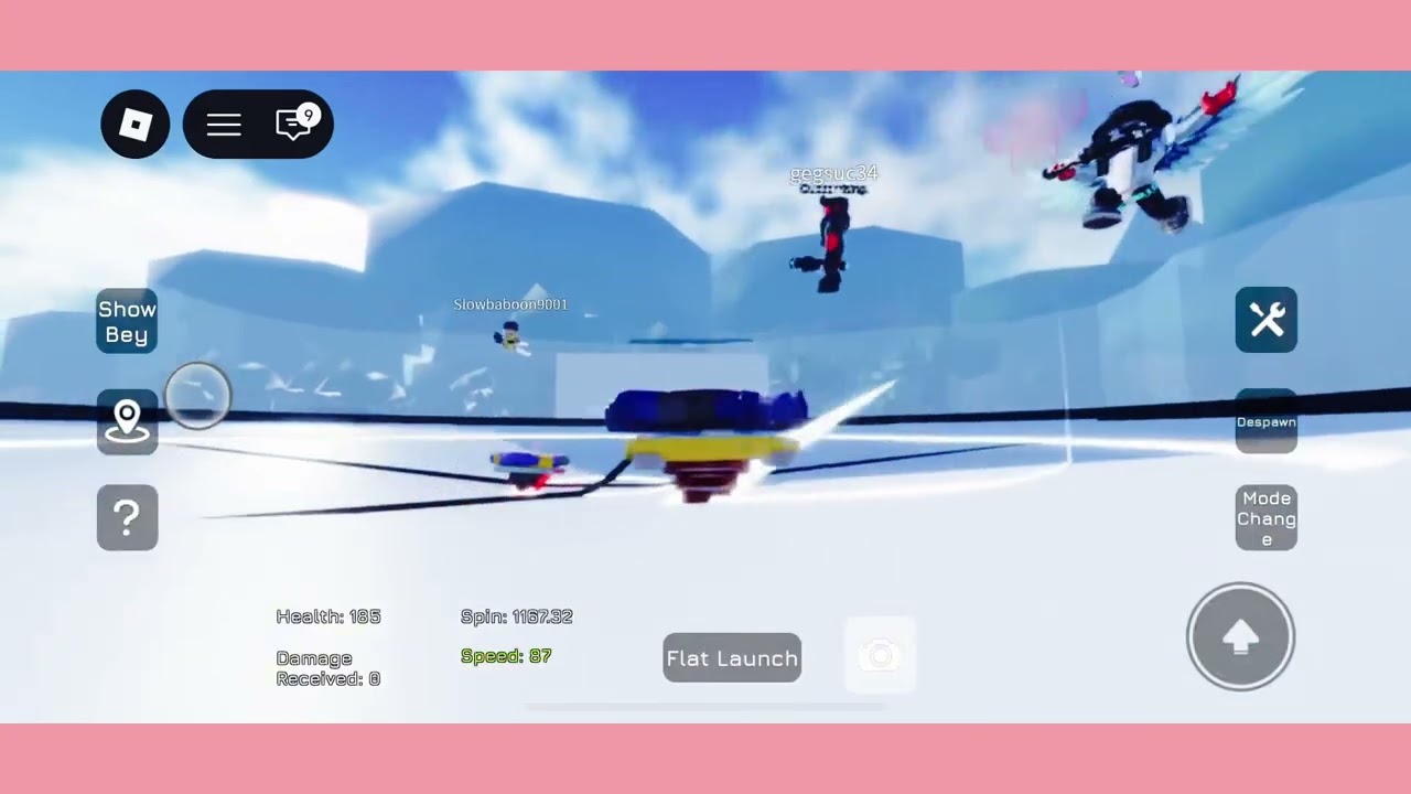 Beyblade physics gameplay