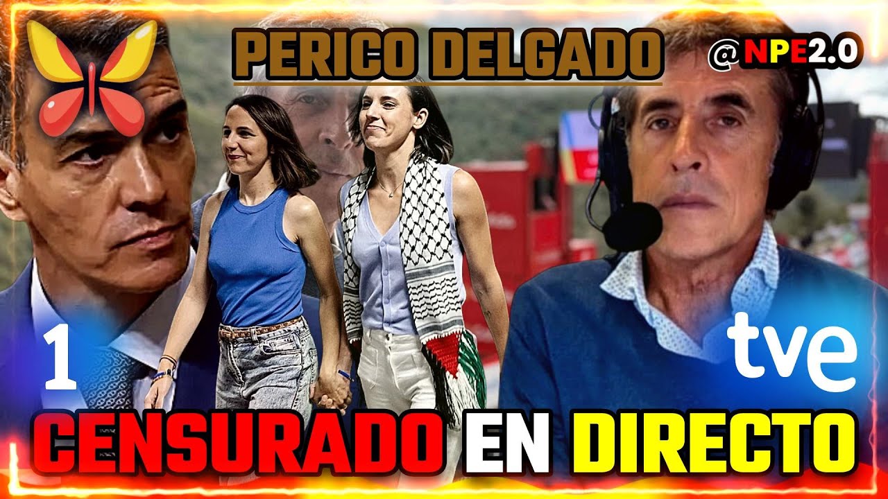 🦋 Perico Delgado estalla contra S&aacute;nchez y TVE lo censura en directo.