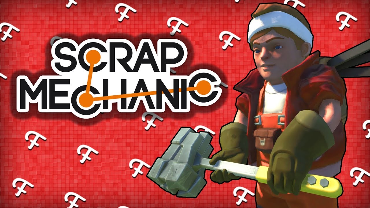 Scrap Mechanic: новички в строительстве, огромная взрывная башня, невидимый глюк, строительство с...