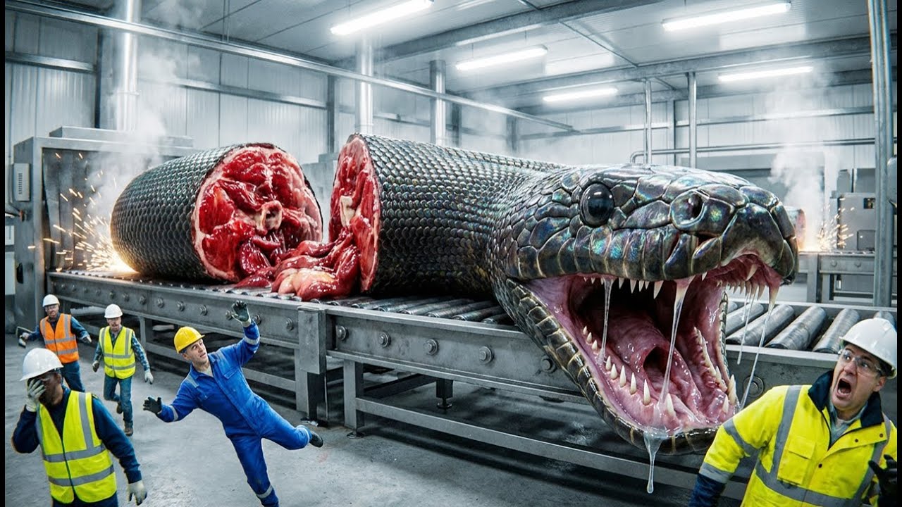 Black Headed Python Farm: Raising & Processing Giant Snakes for Luxury Leather Goods