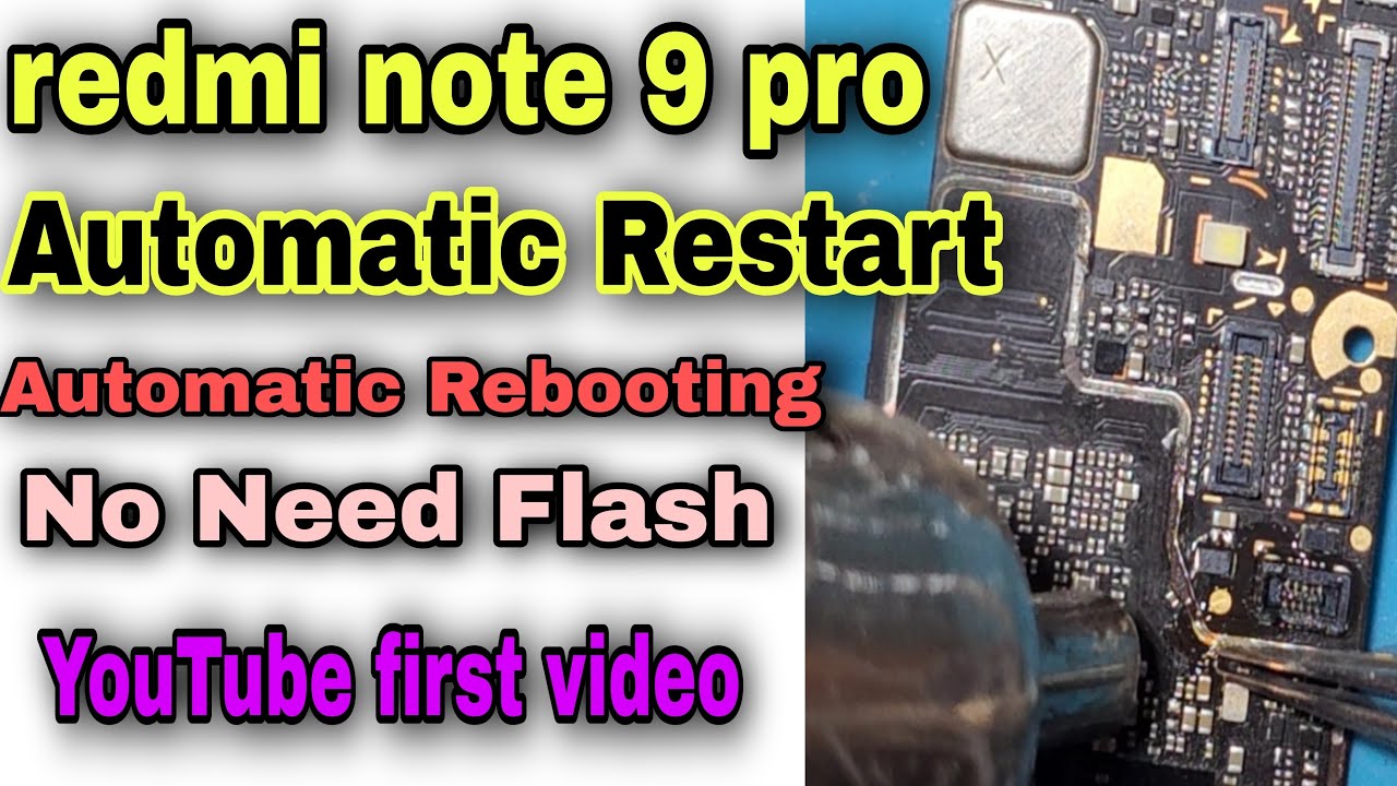 redmi note 9 pro automatic restart proble solution || note 9 pro auto reboot again and again