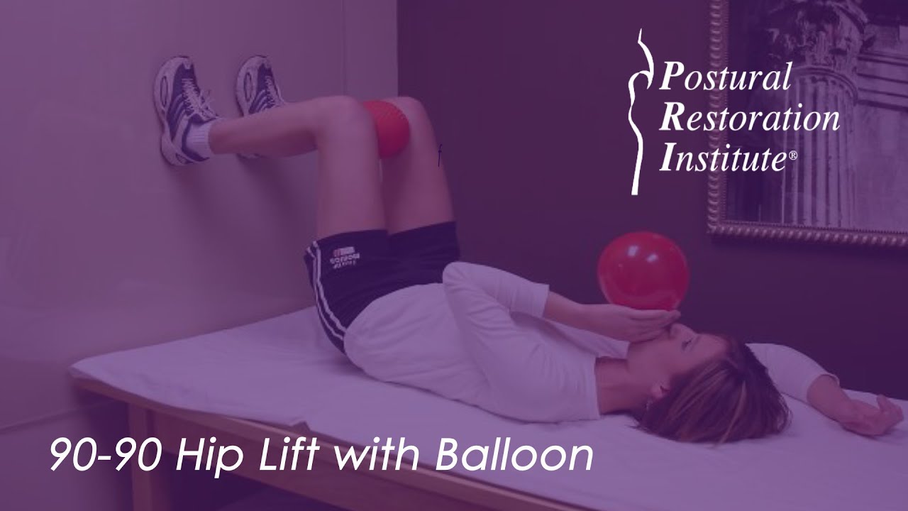 90-90 Hip Lift with Balloon