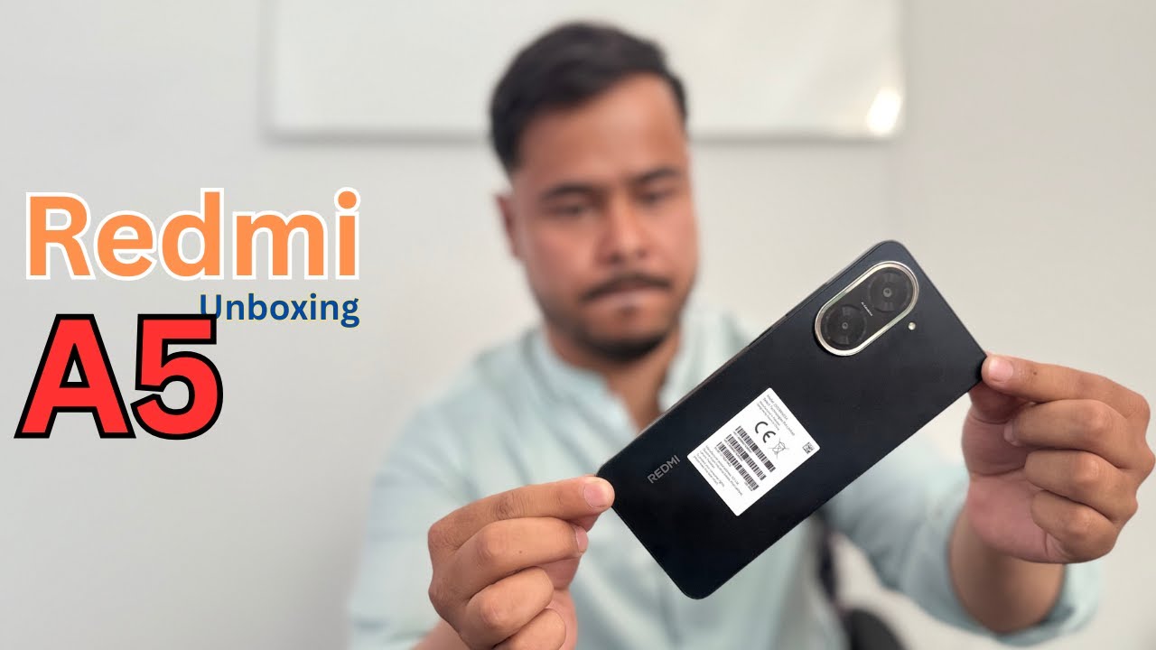Redmi A5 Unboxing & First Look 🔥 | Budget Beast with Big Battery & Clean Design!