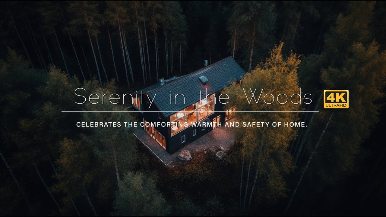 Serenity in the Woods - 1 hour Relax & Unwind with Soothing Music - Meditation & Stress Relief 4K