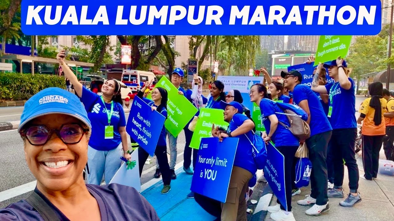 American Cheers at Kuala Lumpur Standard Chartered Marathon 2023
