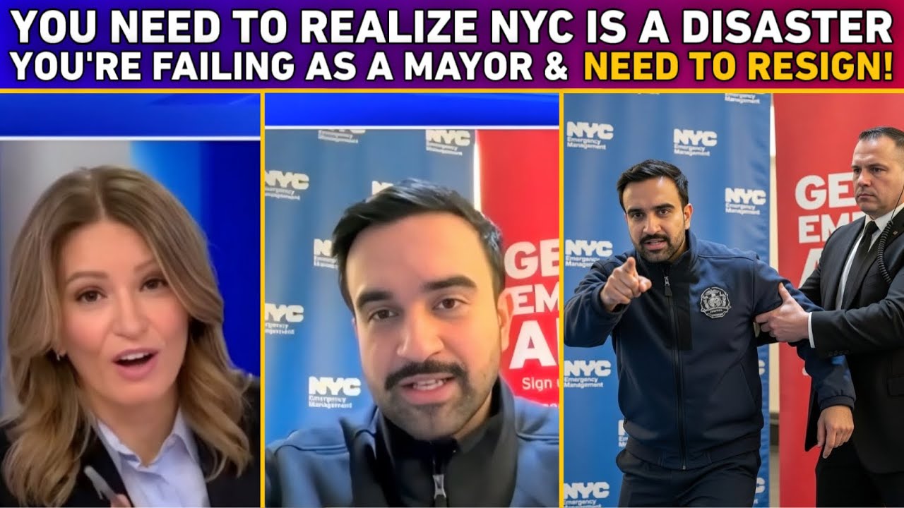 Zohran Mamdani STORMS OUT Of News Interview After Called FAILED MAYOR!!!