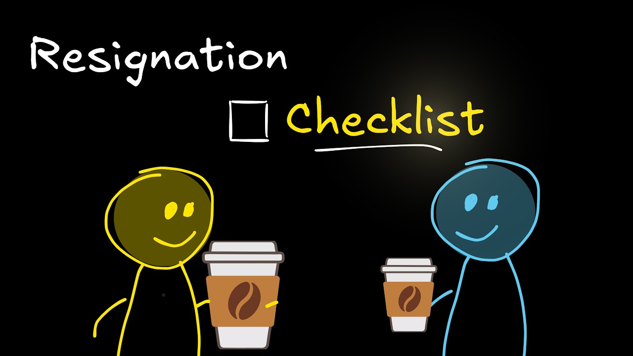 How to Resign your current Job Checklist