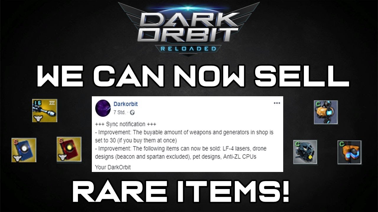 We can now sell rare Items!