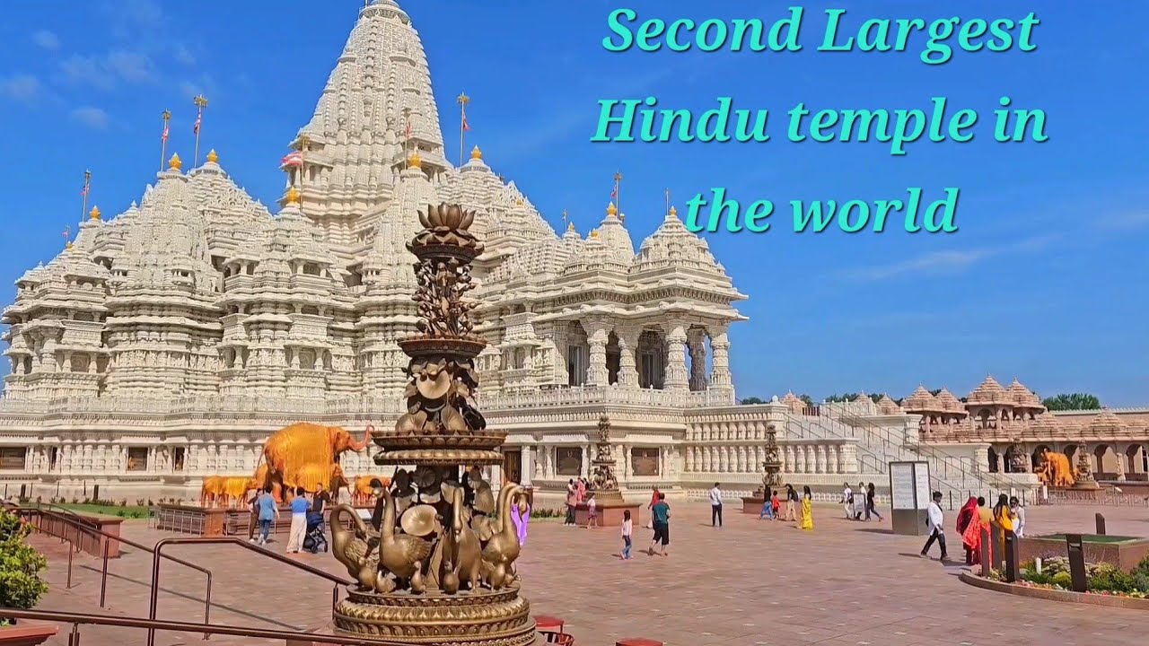 The 2nd Largest Hindu temple in the world is in Robbinsville, New Jersey KefamC