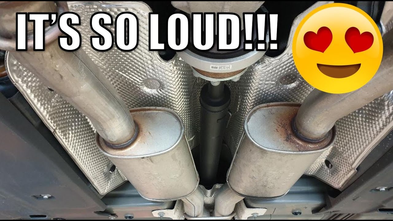 DODGE CHALLENGER DYNOMAX 24250 RACE BULLET MUFLER MOD — ЛУЧШЕ ЛИ УДАЛЕНИЕ ГЛУШИТЕЛЯ???