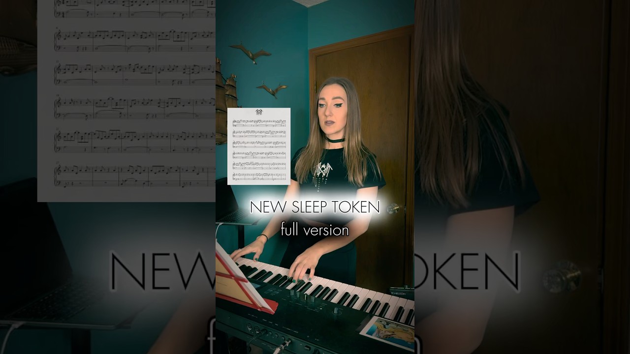 NEW SLEEP TOKEN, the secret sheet music. 🪶⚔️🎹 