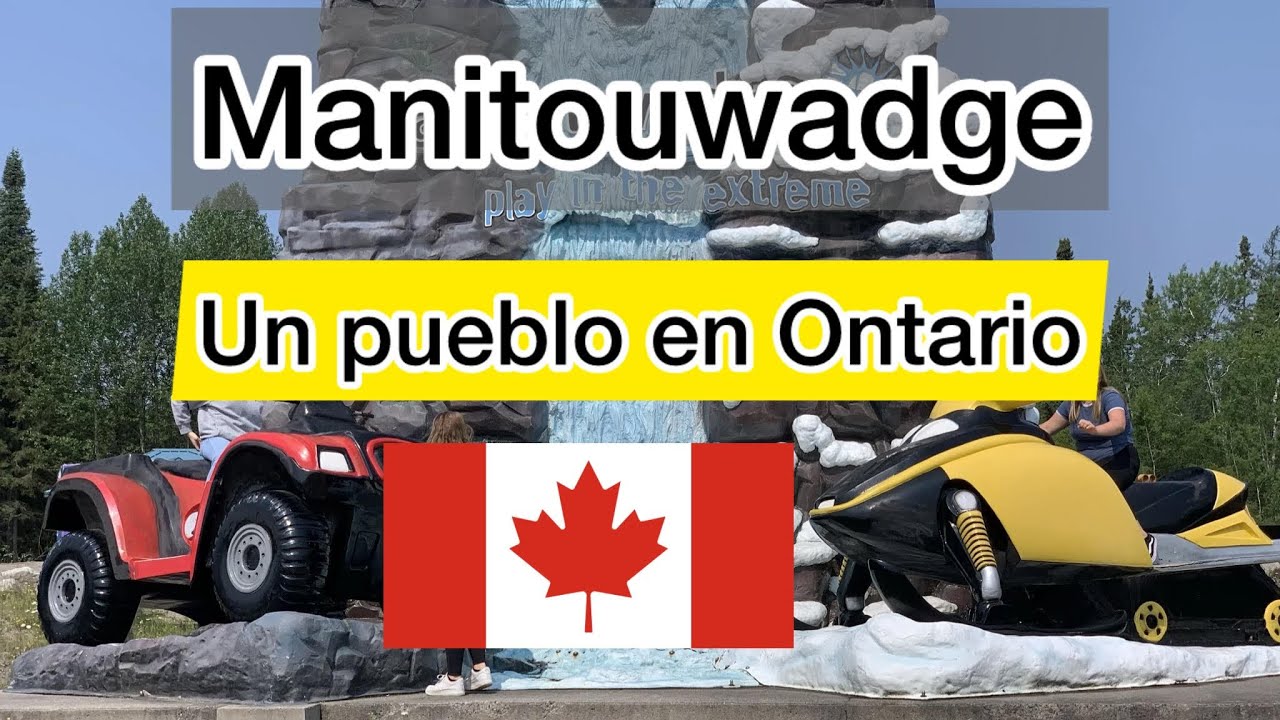 MANITOUWADGE un pueblo en Ontario, Canadá.