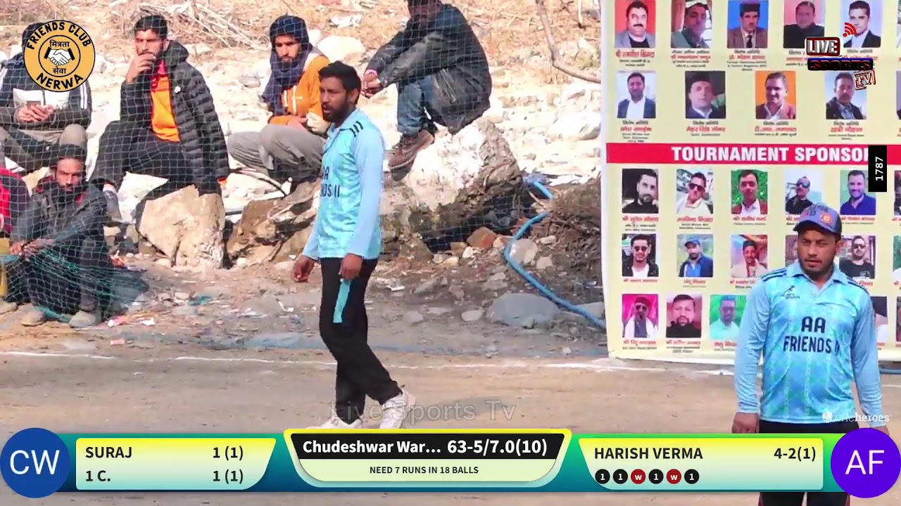 🔴 ( LIVE ) | AA FRIENDS 11 THEOG vs Chudeshwar Warriors Hamal | Friends Club Nerwa