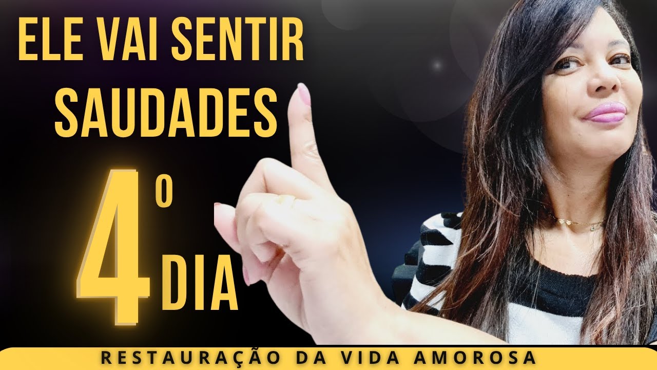ESSA ORAÇÃO VAI TOCAR O CORAÇAO DELE(A) AONDE ELE(A) ESTIVER 💍ORAÇÃO DE RESTAURAÇÃO AMOROSA💘4º DIA