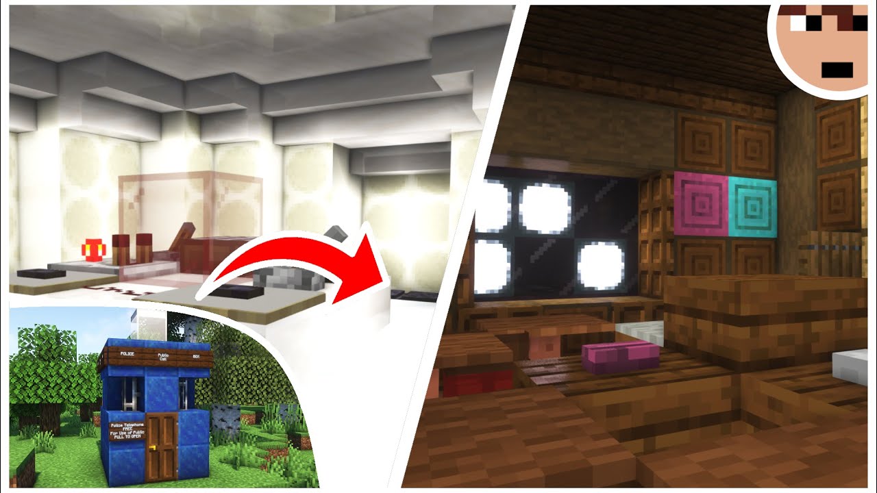 How to Build the 4th TARDIS in MINECRAFT! (No Mods)